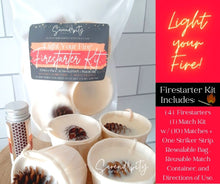 Load image into Gallery viewer, Firestarter Kits - Get ready for your Campfires!